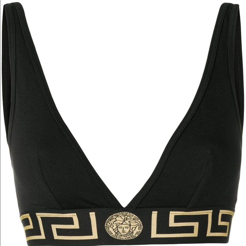 Versace Medusa Print Sports Bra Sz. 2/S NWT
